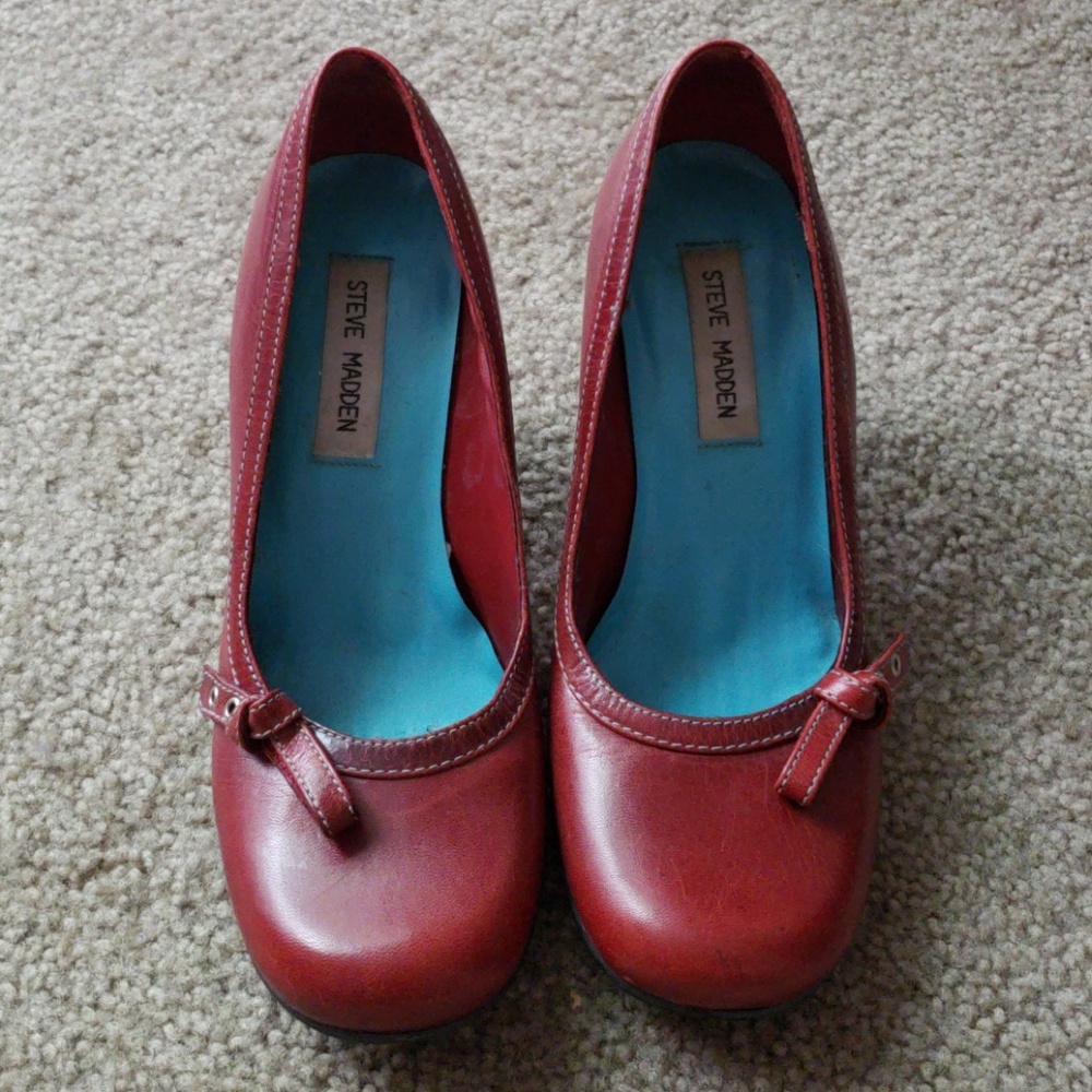 Steve Madden Red Heels